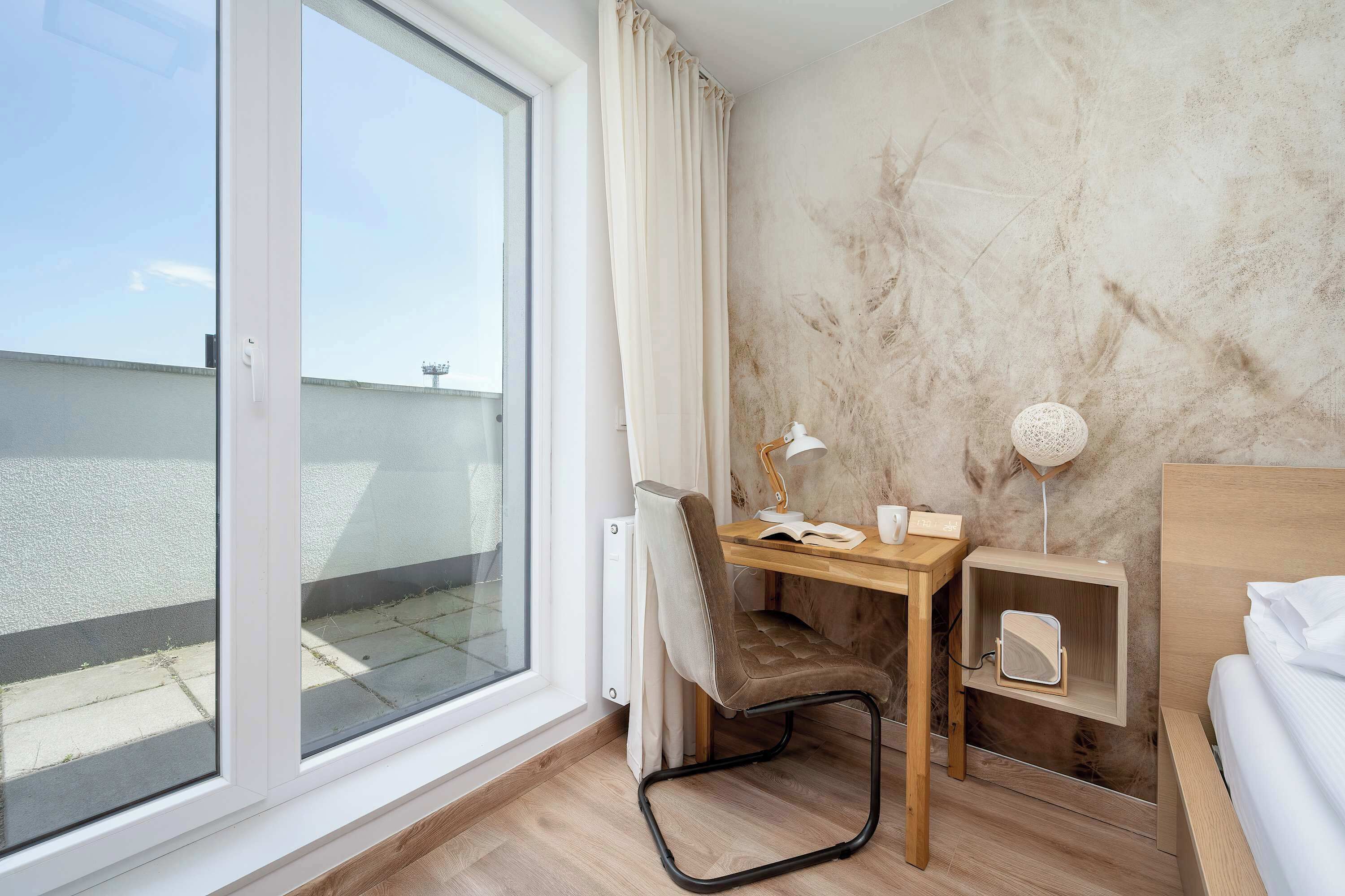 Desk, iron/ironing board, travel crib, WiFi