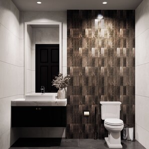 Executive Quadruple Room | Bathroom | Separate tub and shower, hair dryer, slippers, towels - RatiLanna Nimman (Chiang Mai)