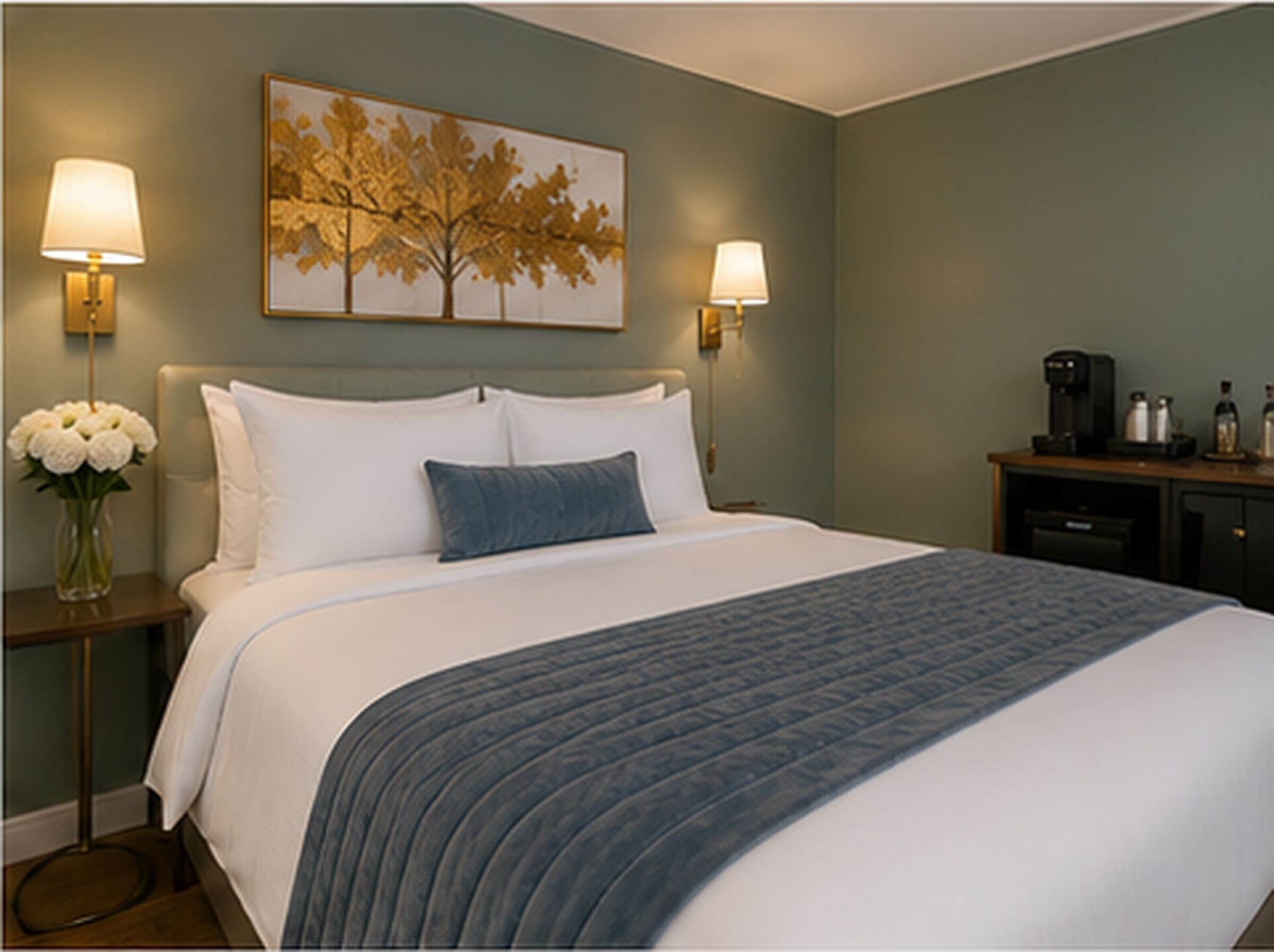 Deluxe Double Room, Non Smoking | Iron/ironing board, WiFi (free)