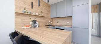 Functional Apartment with Air Conditioning  Parking & Balcony