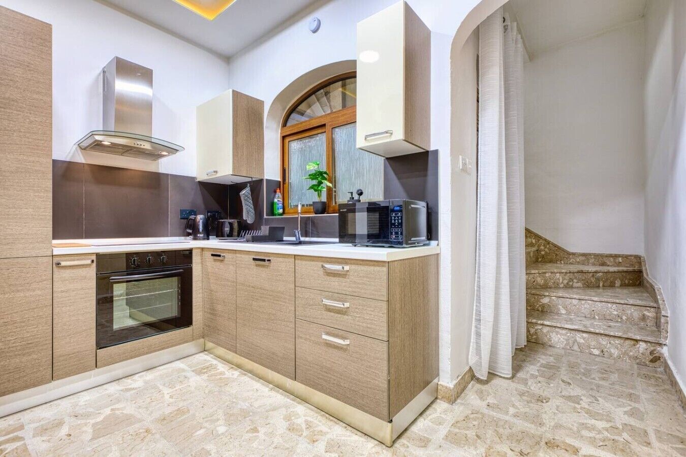 Microwave, oven, stovetop, toaster