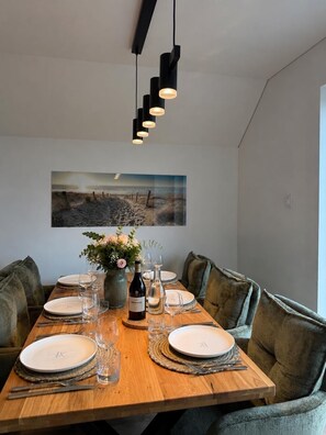Dining - Traumzeit Residenz - family-friendly, balcony, private parking space, fireplace (Olpenitz)