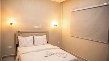 In-room safe, desk, laptop workspace, iron/ironing board