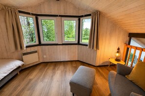 TV, fireplace - Wildgans 29 - Classic Scandinavian vacation home for up to 6 people (Mirow)