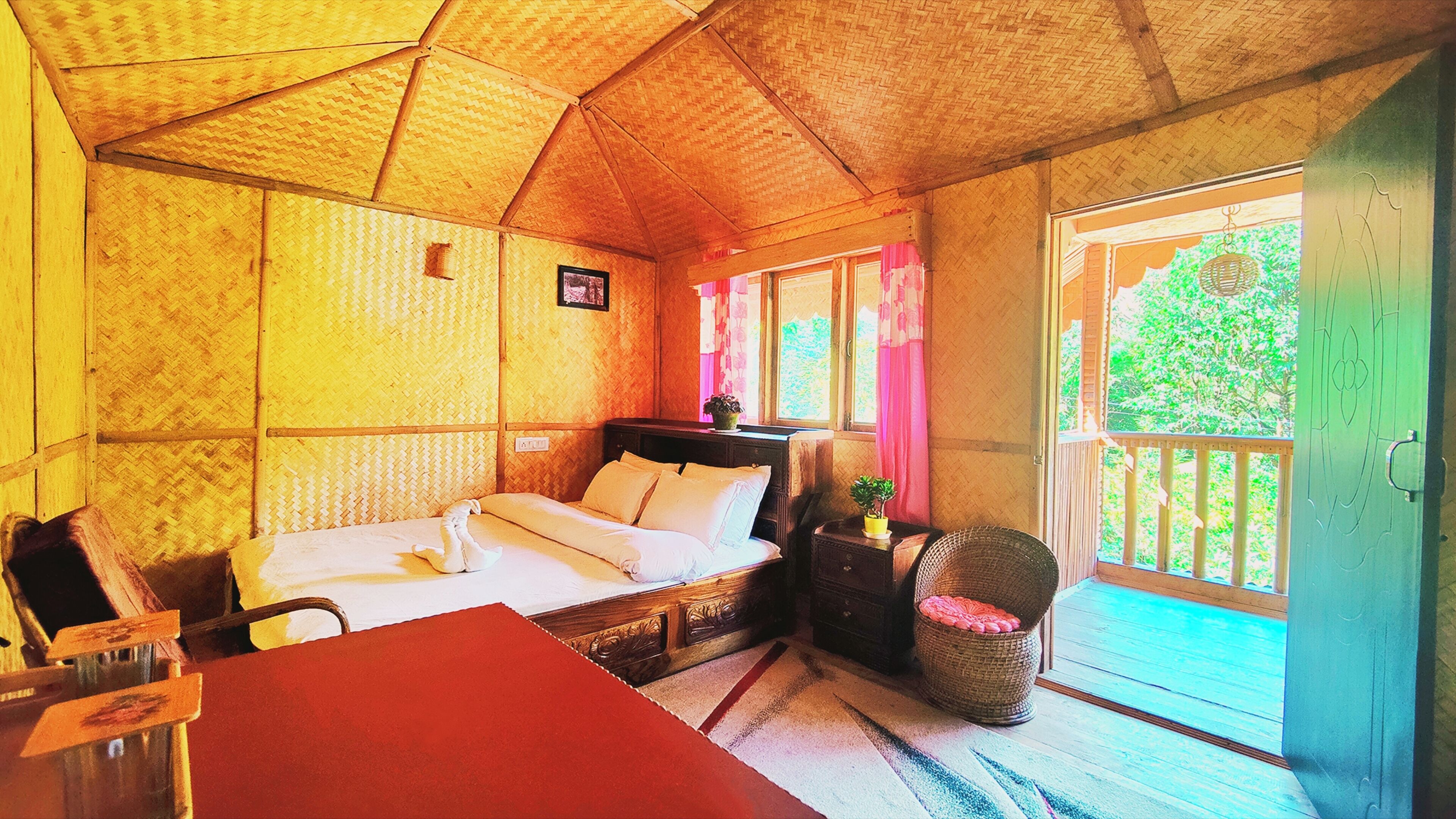 Chambre Double Supérieure, balcon, vue montagne
