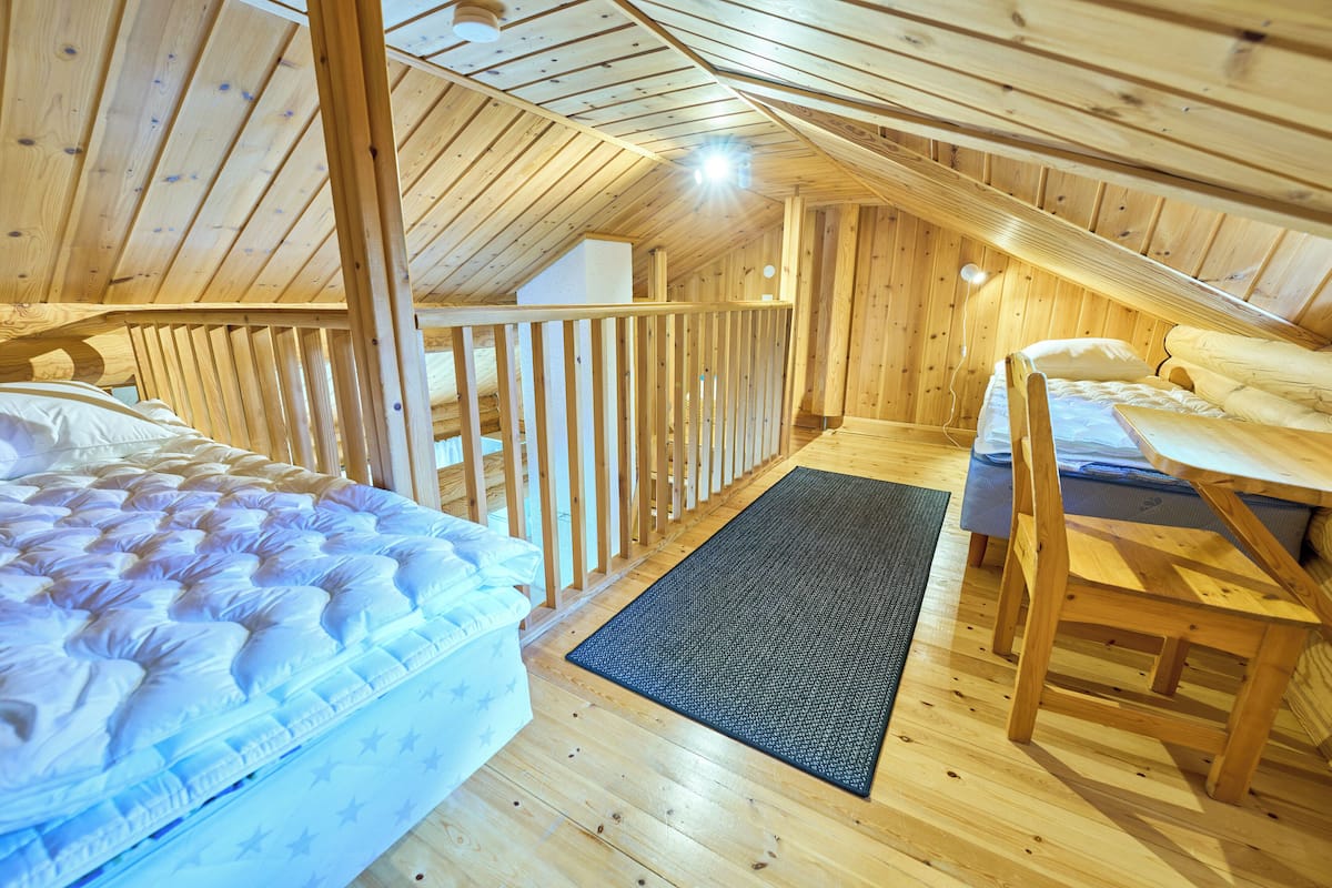 Rukan Naava - Ski-in cabin with sauna & fireplace, 100m to slopes | ノートパソコン用作業スペース、WiFi (無料)