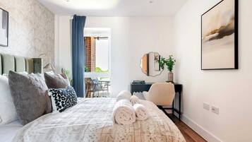 1 Schlafzimmer, Schreibtisch, Bügeleisen/Bügelbrett, WLAN