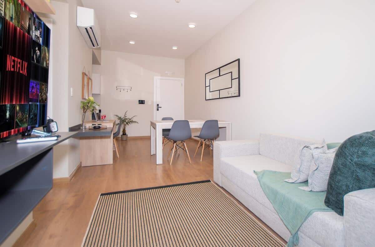 Apartment, City View | Living area
