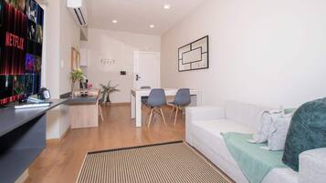 Apartment, City View | Living area