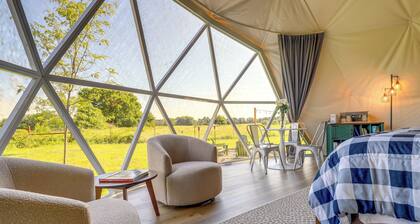 Luxury Glamping Dome w/ Private Hot Tub in Butler