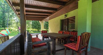 Experience the magic of Slovak Paradise from the comfort of the stylish Chata Bella
