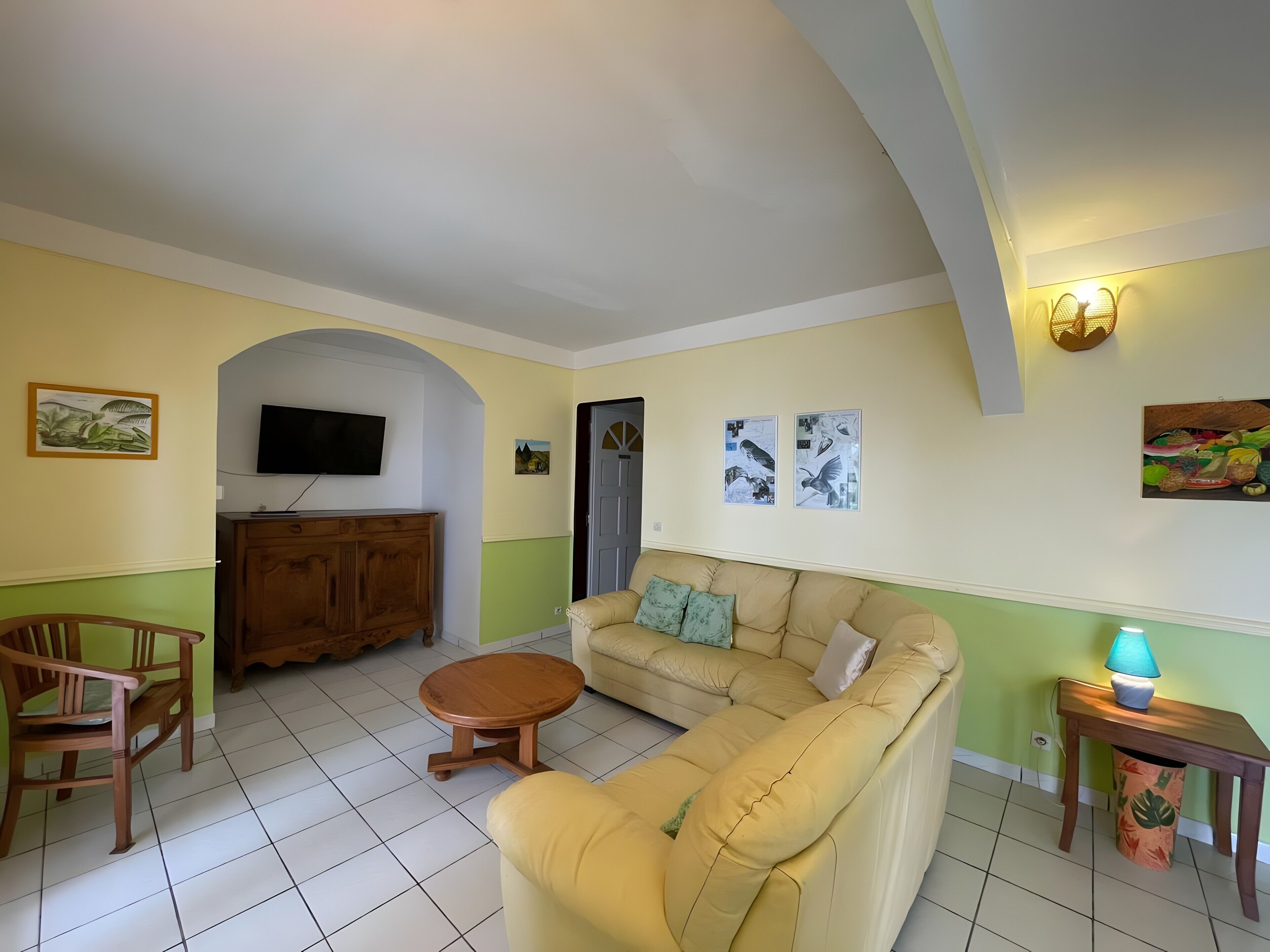 Maison De Vacances « Balcon Créole Soleil Couchant » : Vue Mer, Terrasse Privée, Wi-fi - Saint-Leu