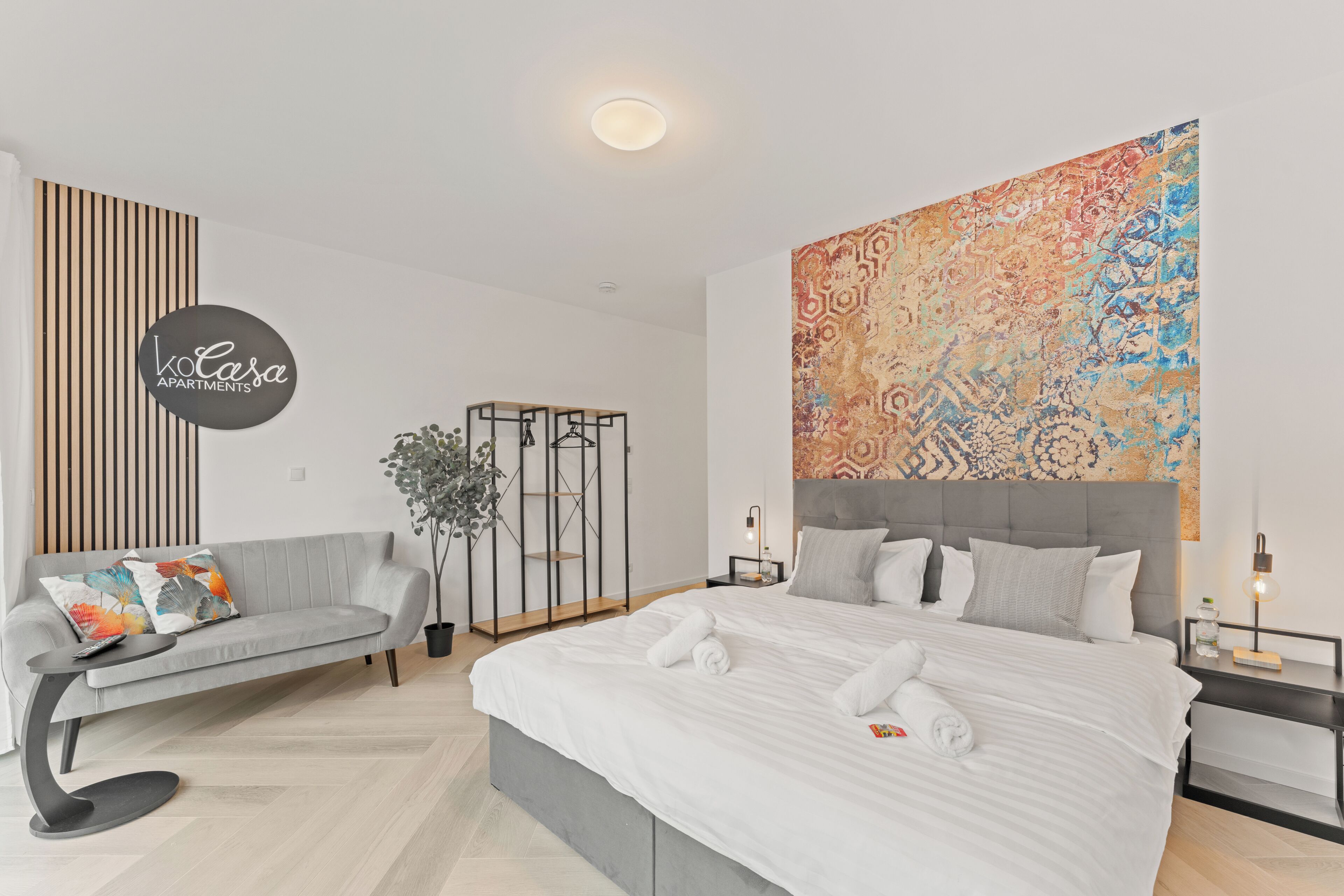 Apartemen Comfort, 1 Tempat Tidur King, dapur | Meja kerja, ruang kerja ramah laptop, dan Wi-Fi gratis