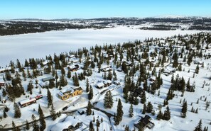 Aerial view - Stunning home in Sjusjøen with sauna (Sjusjøen)