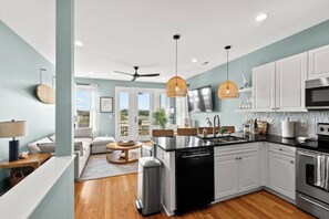 Private kitchen - Sunsets, Salty Air, and Waterfront Views (Surf City)