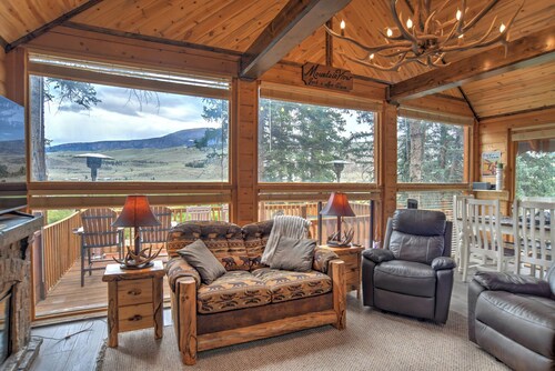 New! Fern Creek Cabin | Mtn & River Views | Ride ATVs from Home