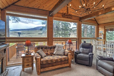 New! Fern Creek Cabin | Mtn & River Views | Ride ATVs from Home