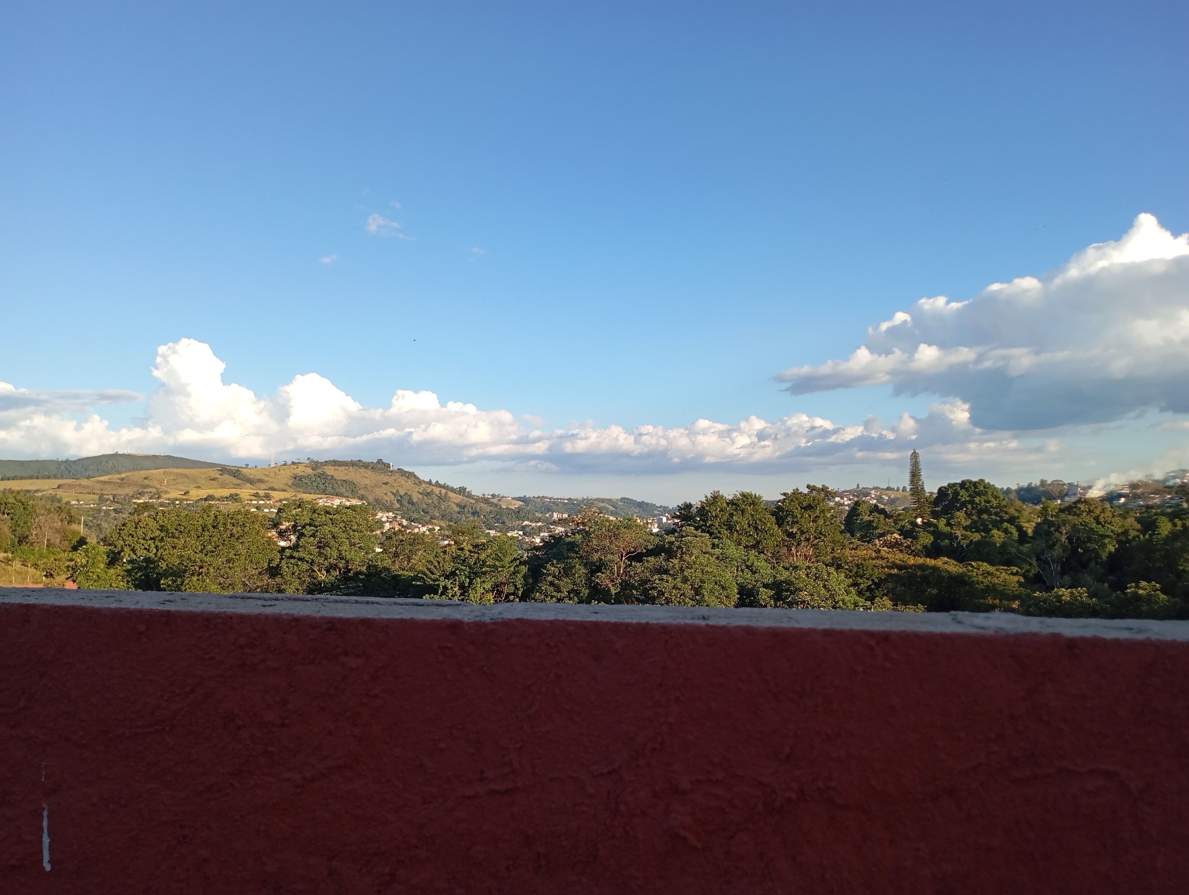 Blick von der Unterkunft