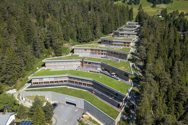 Wald, Bergstation, Steigung, Lärche, Immergrün, Tropische Und Subtropische Koniferenwald, Eco Hotel