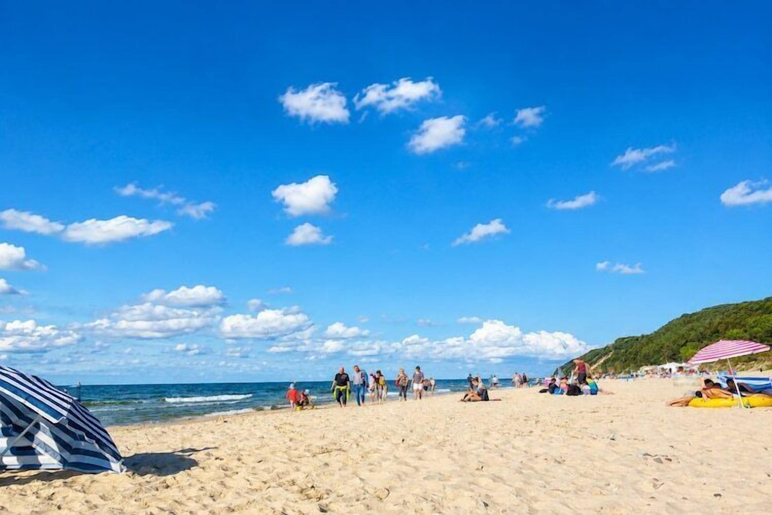 Vlak bij het strand