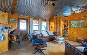 Ferienhaus, Mehrere Betten, Bergblick (Wildblumenweg) | Wohnbereich