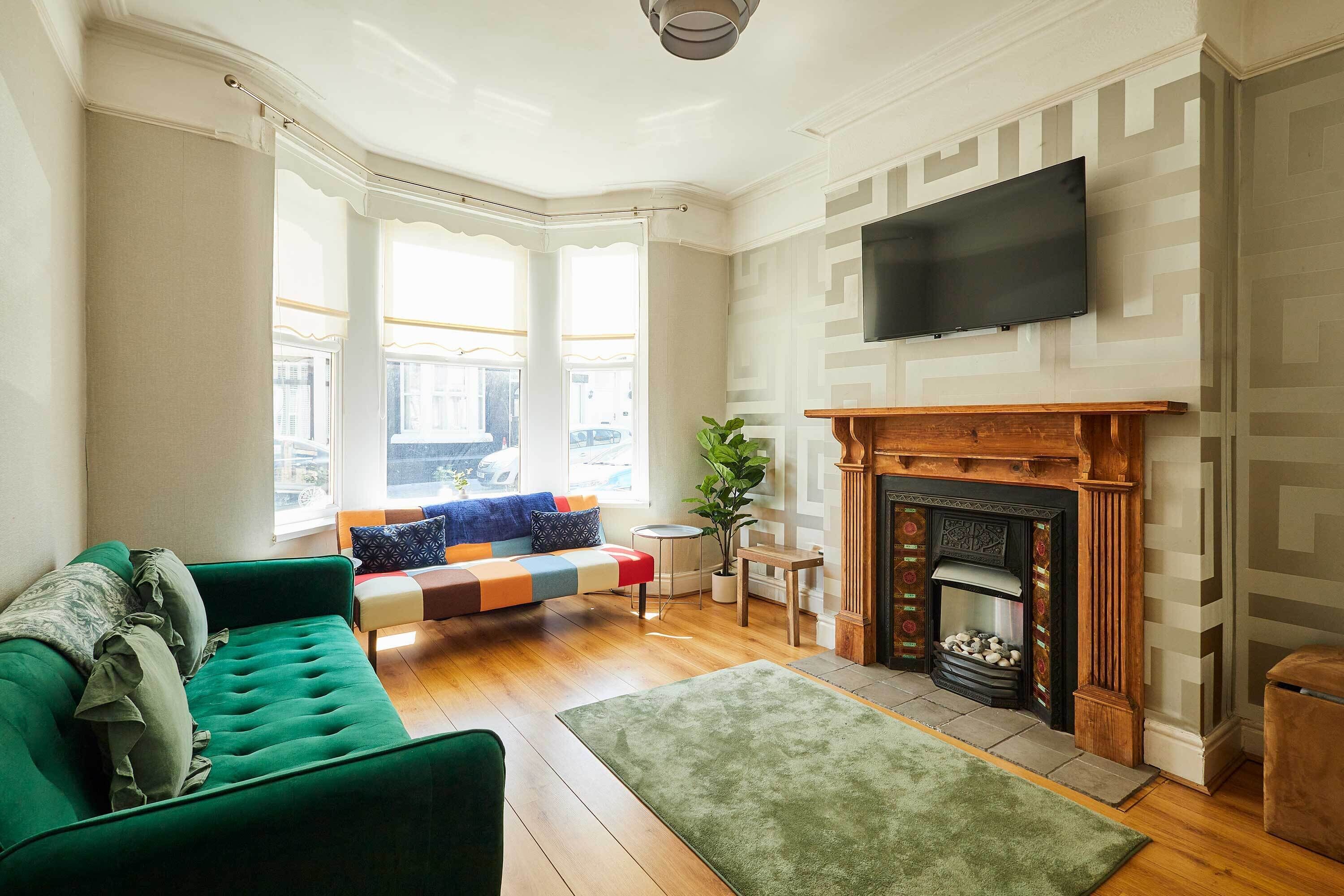 Fireplace, offices