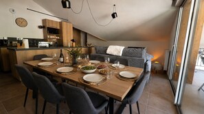 Dining - Apartment with terrace in Briançon (Briançon)