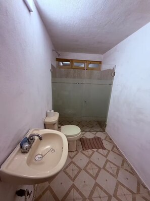 Haartrockner, Handtücher, Seife, Toilettenpapier