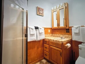 Bathroom - Labor Day week at lakefront Edgelake Beach Club (Tahoe Vista)