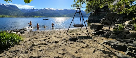 Private beach