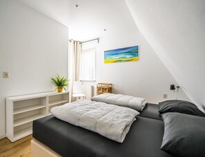 Ferienhaus | 3 Schlafzimmer, individuell eingerichtet, Bettwäsche