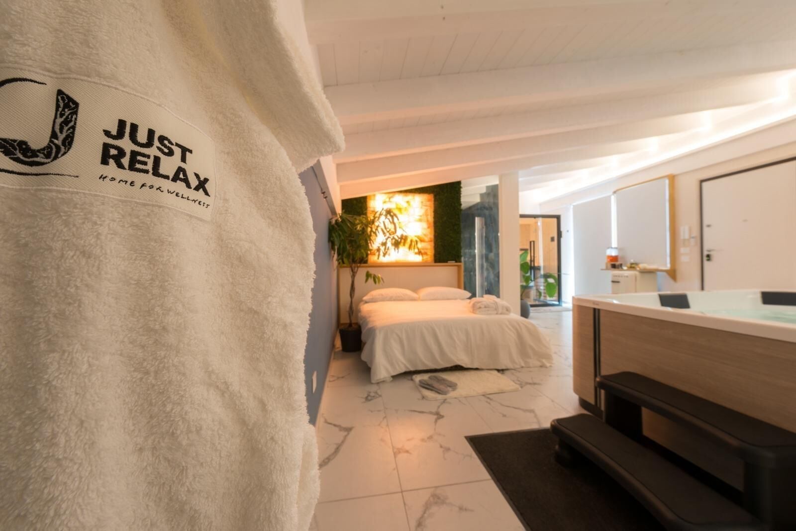 Luxe studio, balkon, uitzicht op bergen | Donzen dekbedden, een kluis op de kamer, een laptopwerkplek