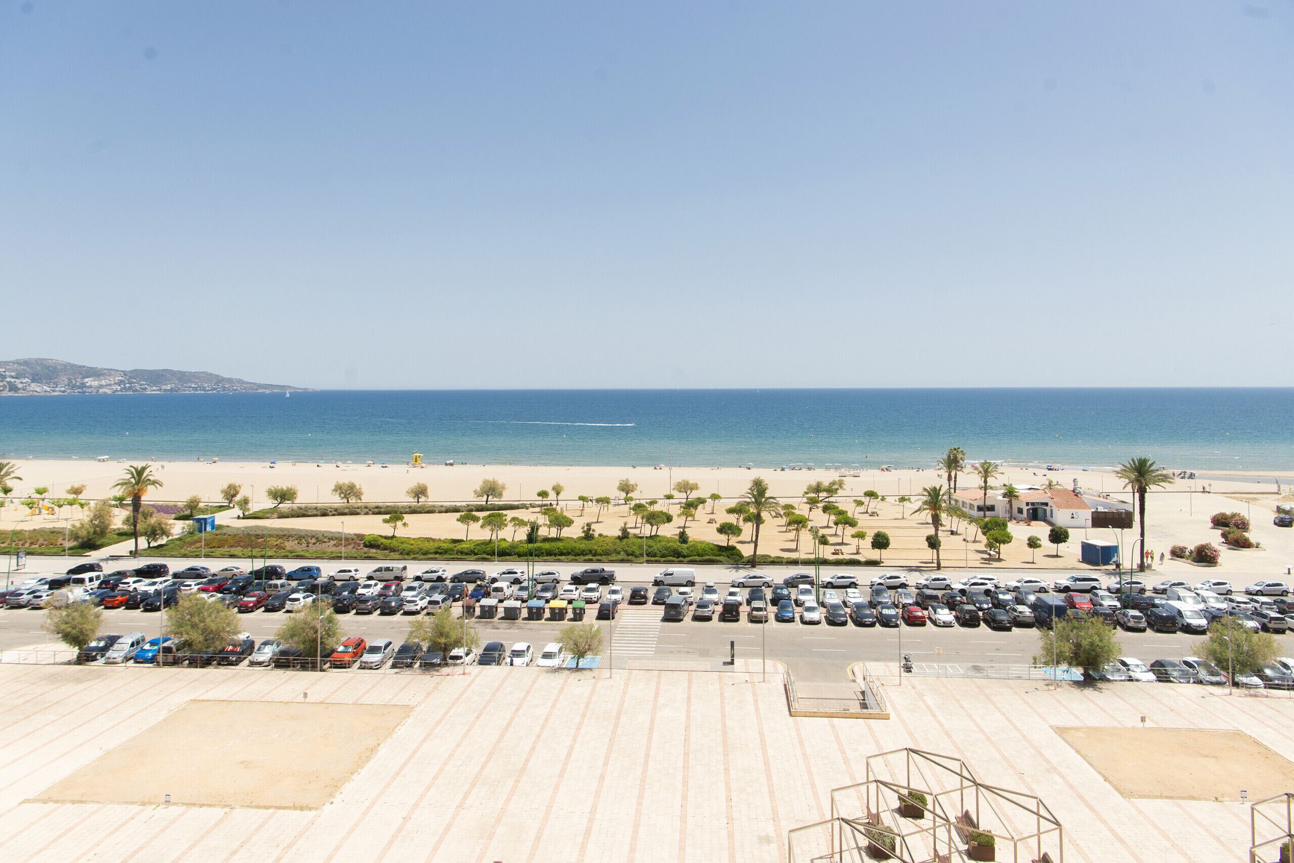 Vlak bij het strand