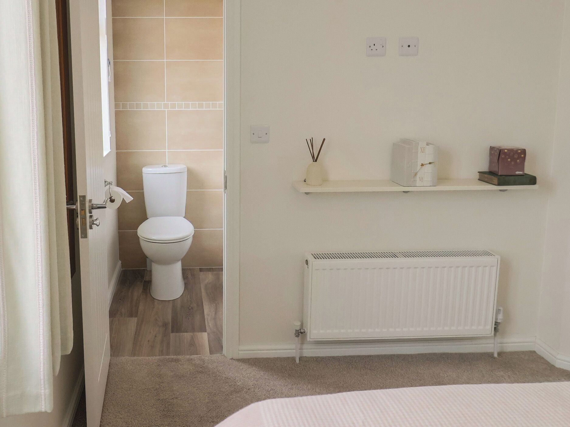 Shower, hair dryer