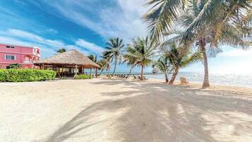 Accommodatie ligt op het strand
