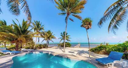 Stunning Oceanfront Villa w Private Pool, Dock, Ocean View, Partial AC & WiFi