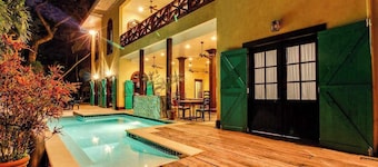Two Riverfront Suites with Shared Infinity Pool, Balcony Views, WiFi, AC - Dogs OK