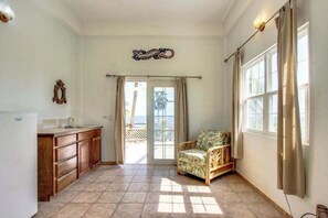 Interior - Oceanfront villa with pool, beach access, ocean view, partial AC & strong WiFi (San Pedro)