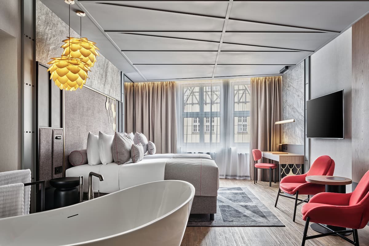 Premium bedding, minibar, in-room safe, desk