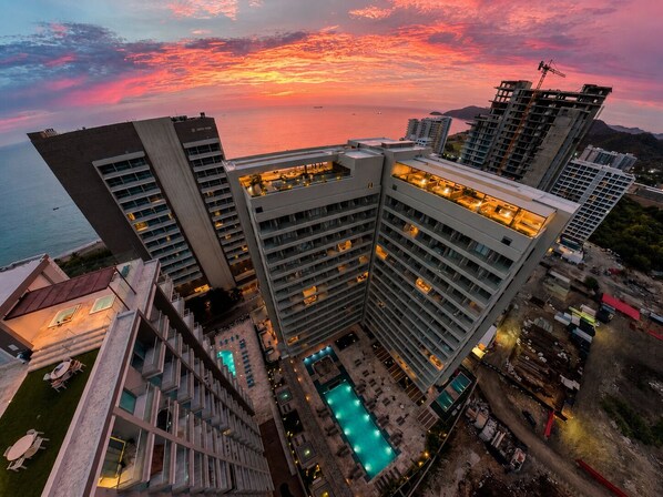 Exterior - Apartment suite with ocean views in Bello Horizonte, 12th Floor (Santa Marta)