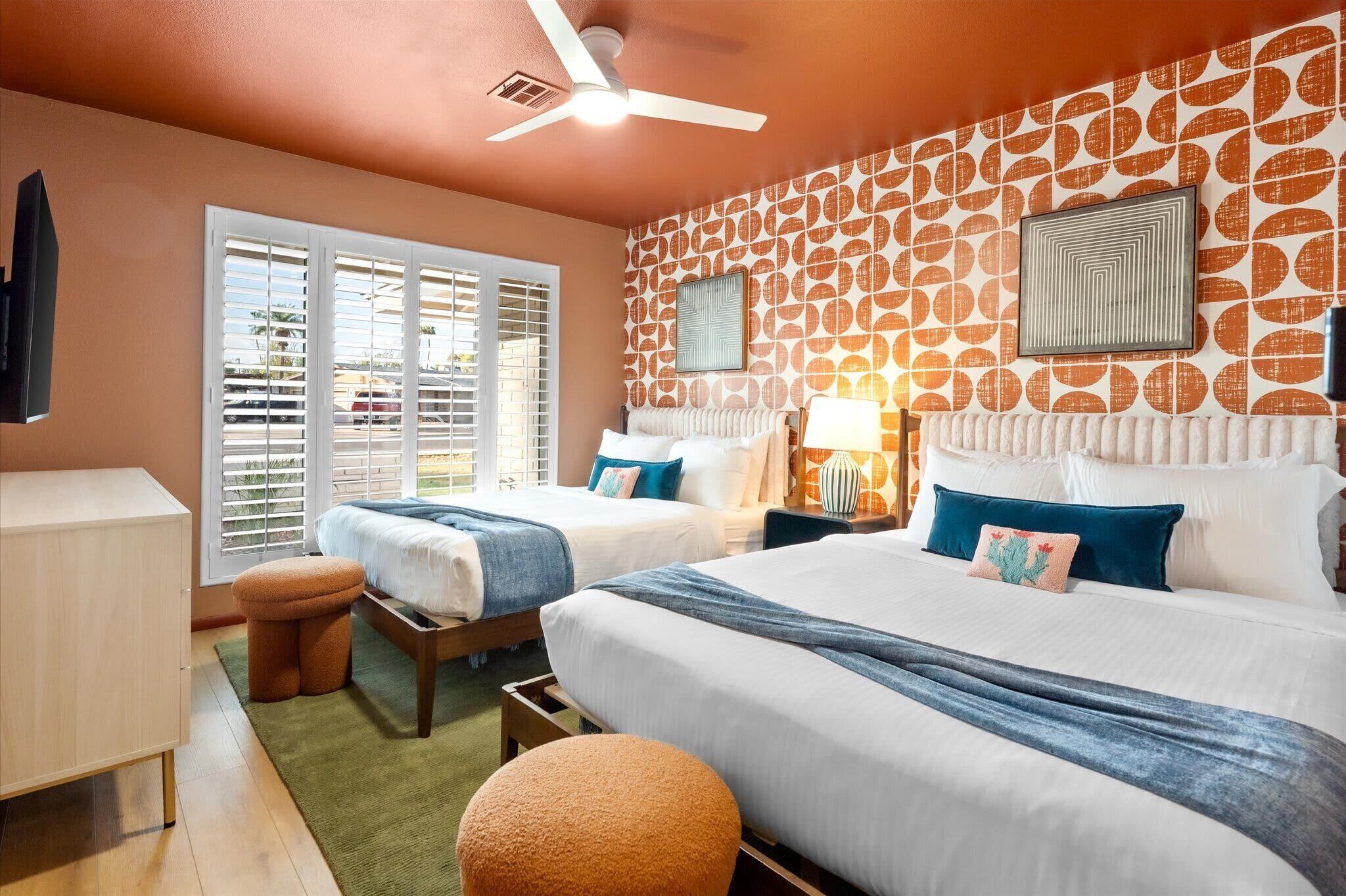 Bedroom 5: Two Queen Beds - Double the beds, double the comfort! Perfect for friends, siblings, or anyone who loves having extra room to spread out.