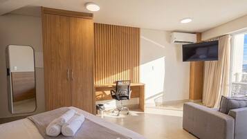 Apartamento básico | 1 quarto, Wi-Fi de cortesia, roupa de cama