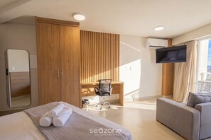 Apartamento básico | 1 quarto, Wi-Fi de cortesia, roupa de cama
