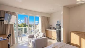 Apartamento básico | 1 quarto, Wi-Fi de cortesia, roupa de cama