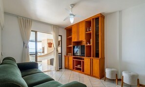 Basic Apartment | Living area - Apt in Condo w/ Sea View in Downtown Em20202 (Bombinhas)