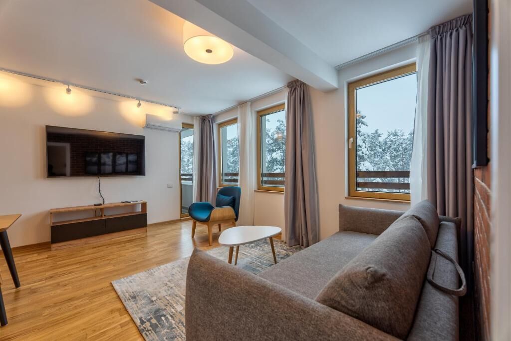 Appartement, balcon, vue sur la montagne | Aire de séjour
