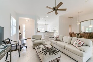 Living area - Single Family home in much sought out Pelican Sound neighborhood. (Estero)