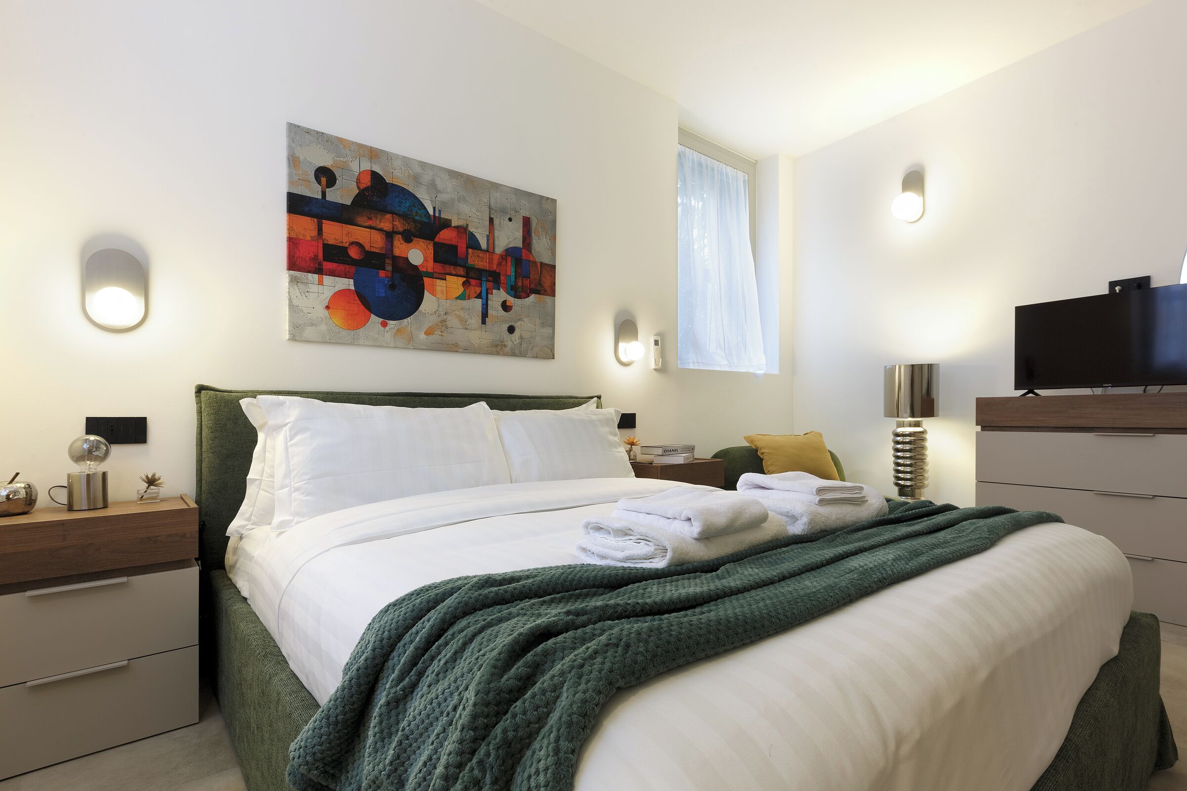 1 chambre, fer et planche à repasser, Wi-Fi gratuit, draps fournis