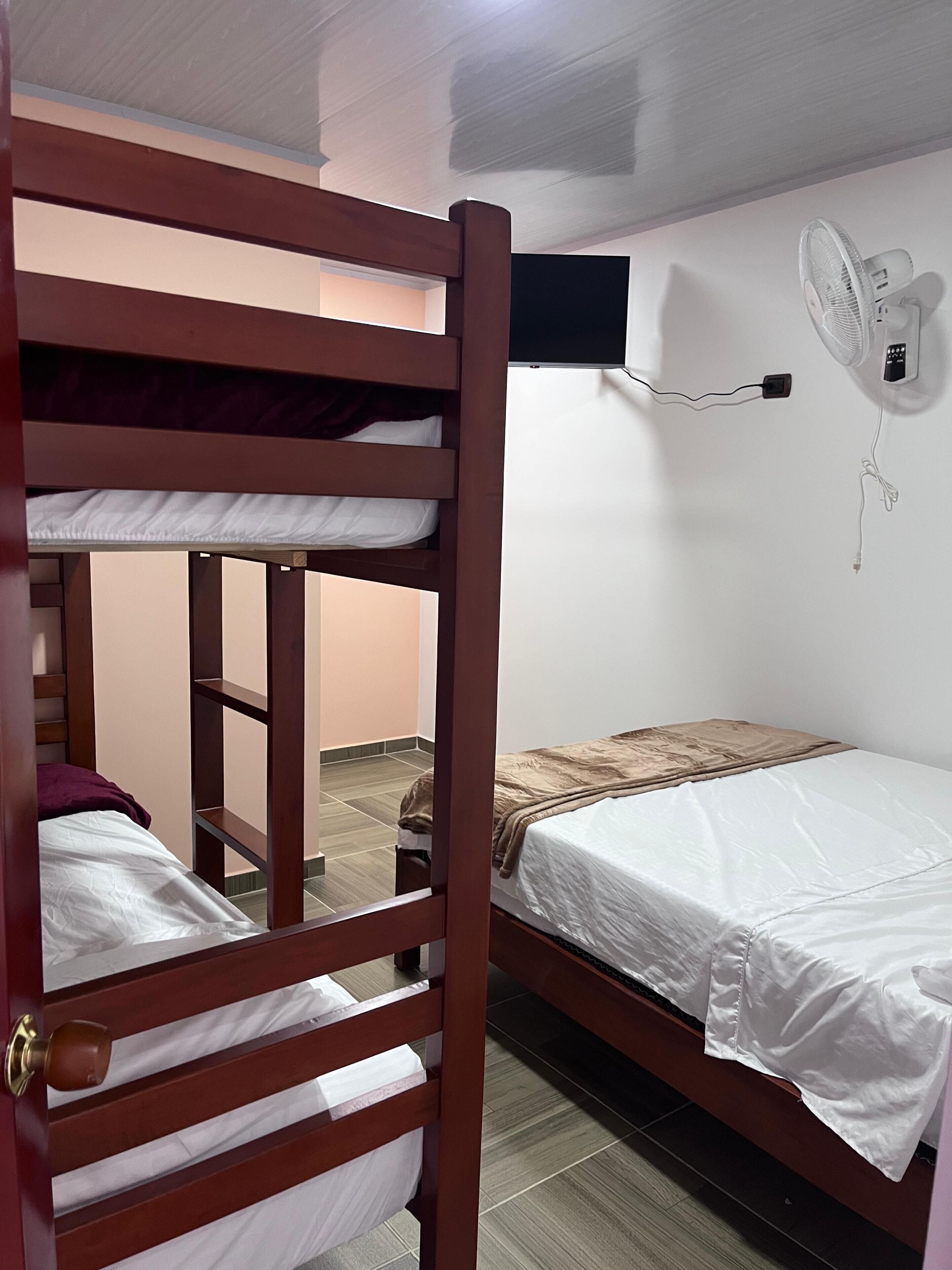 Free WiFi, bed sheets