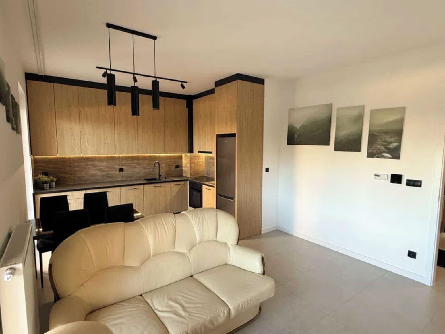 Deluxe Apartment, Patio, City View | Living area